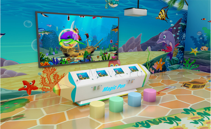 Многопользовательский 3d интерактивный AR проектор Игровой автомат для детской живописи 3