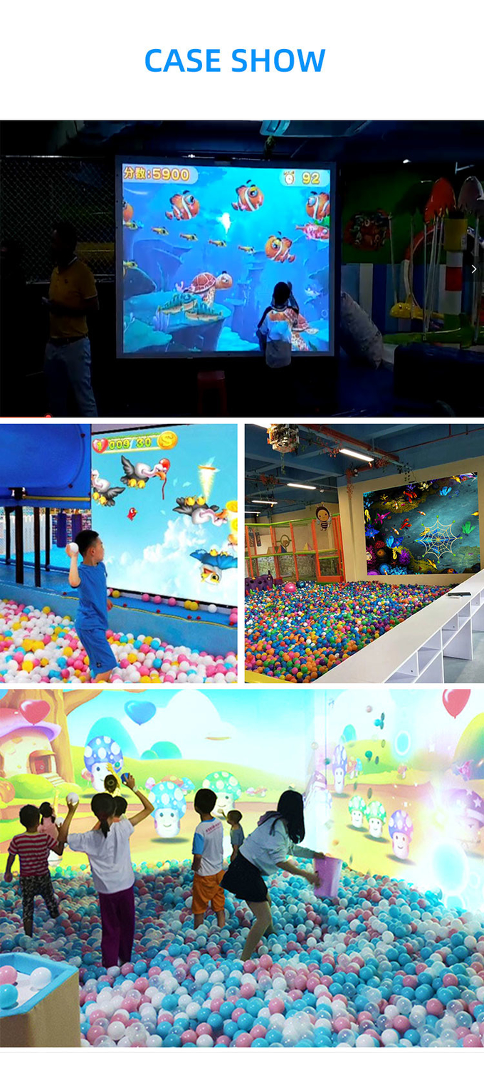 Детская игровая площадка для детей 3D интерактивная игра с мячом Большие игры с проекцией на стену 7