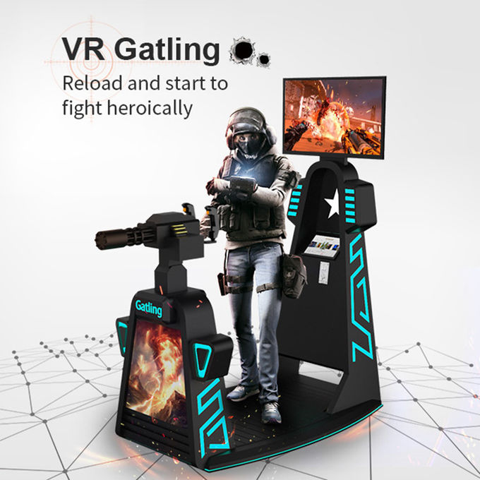 Коммерчески полет стрельбы кино аркады 360 виртуальной реальности HD имитатора 9d VR 0